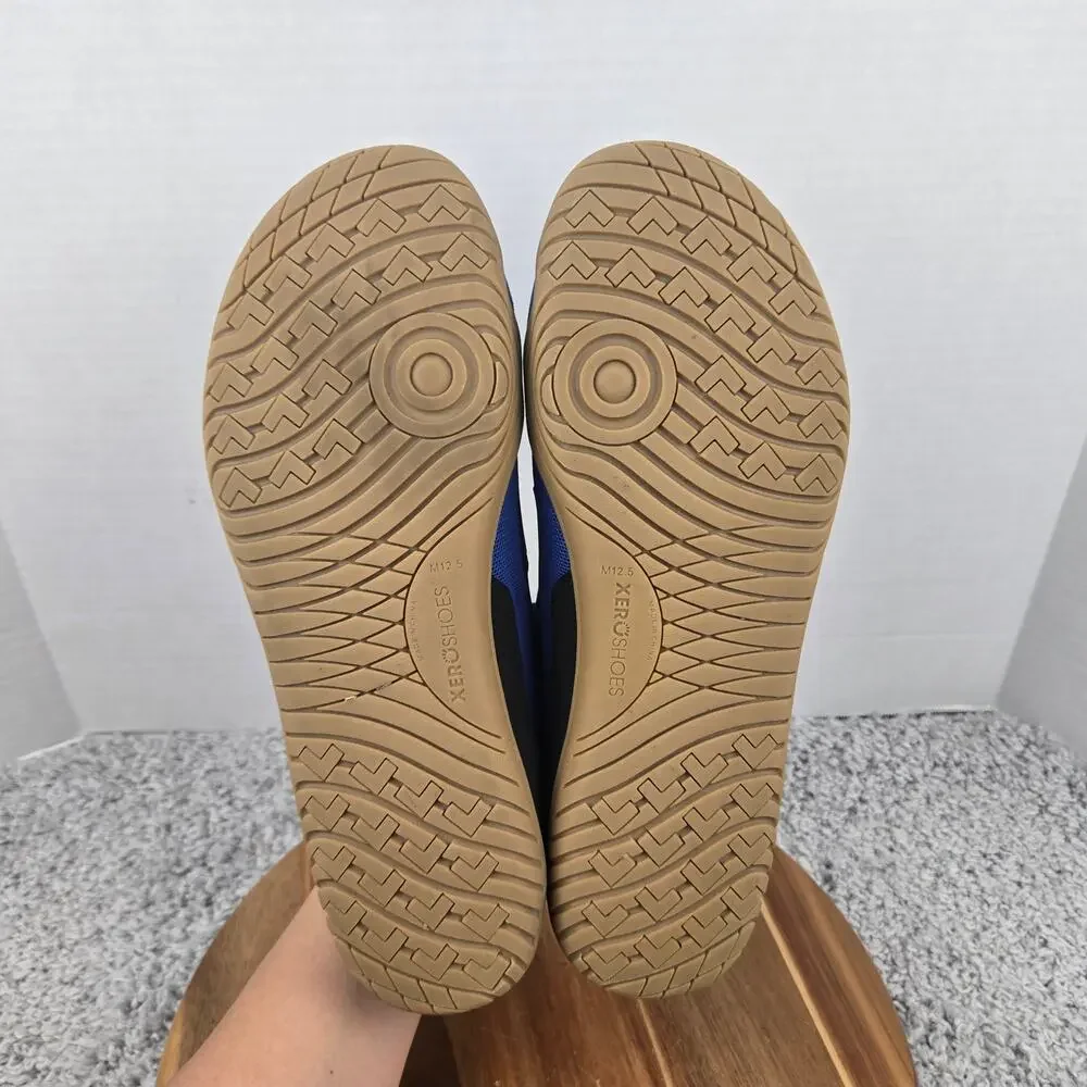 Xero Shoes Mens 12.5 360 Blue Black Gum Minimalist Barefoot Gym CrossFit Trainer